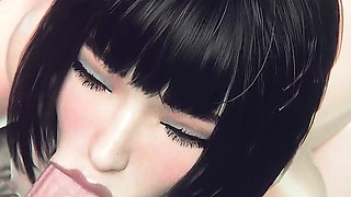 Eve Stellar Blade Full Nude Sloppy Blowjob with Moans - 3D Animation
