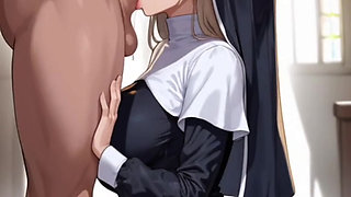 Hentai anime - nun loves sex