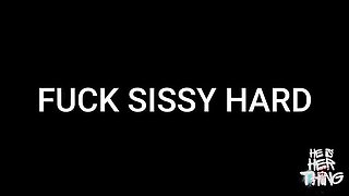 Mistress Irena Mur Dominates Sissy Slut with Rough Strapon Pegging
