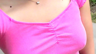 Lost in Holland Wetting Jeans Outdoors