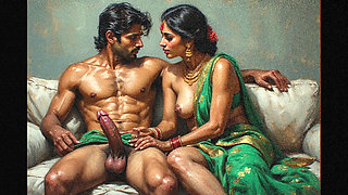 Indian bangalore aunty enjoying her pussy been licked till orgasm by her husband