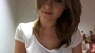 Busty brunette amateur teen babe pussy drilled hard and deep