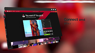 Sexet Brunette R&oslash;d Kjole Par Sex POV Blowjob Deepthroat Webcam Session - TigerBlazeFoxyMonkey