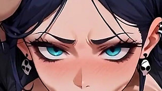 Anime Ai My Ex-girlfriend Invites Me to Her House to Give Me a Deep Throat