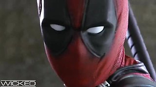 Deadpool Porn Parody: Seth Gamble Fucks Hard in Group Sex Orgy with Nikki Delano