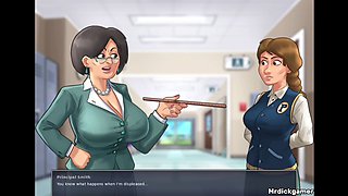 Summer saga mega-slut gets her pussy all wet in the locker