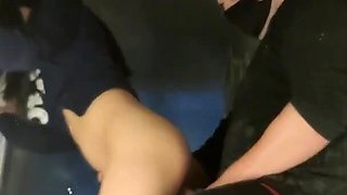 We test the mirror we set and harshly fuck in front of it