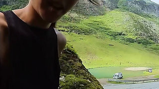 Masturbation with a Beautiful Views