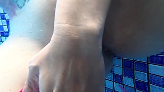 Sexual passion runs high at the outdoor pool