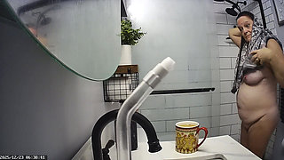 Mrs. Joanne Tanner a Real Public Schoolteacher with Big Natural Tits Exposing Herself in the Shower 12-23-2025