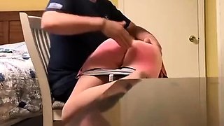 Erika spanked in pantyhose