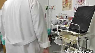 Mature BBW Gyno Exam - Doctor Films Secret Fingering & Toy Play in HD