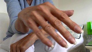 Classy Summer Mitts and Long Fingernails, Introduced by Chick Victoria Valente