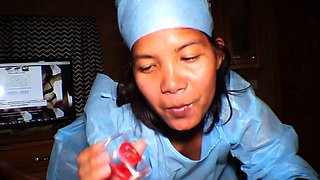 Amateur Asian teen Arisa Nakano in pov handjob