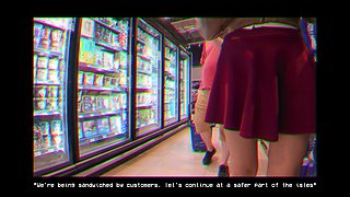 Amateur skater girl outdoor in public fucking for money