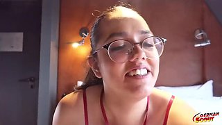 German Scout Picks Up Curvy Latina Teen Esperanza Del Horno for Hot Casting Fuck - Big Dick, Glasses, Facial