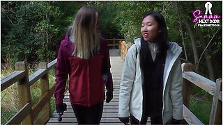 Luna Okko, Sammm Next Door And Morning Sex - Petite Girlfriend Fucks Very Passionate After Long Hike W/ Friends Date Night #34