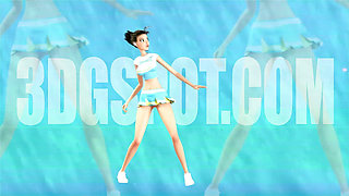 3DGSPOT - Hot Girls Deepthroat A Big Cock In SPLIT-SCREEN COMP! 3D CARTOON PORN!