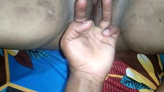 First time Indian girl experiences intense anal session