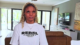 Horny ebony big ass girl hardcore sex