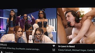 ADULT TIME - Baddie Katie Kush Stretches Asshole For FIRST TIME ANAL 3-WAY  Spitroast With In-Laws!: Porn