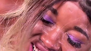Pornstar Nina Rivera Gets Her Pussy Ravaged by a Big Black Dick