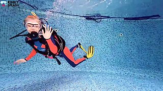 Lucy Laurens Underwater Lesbian Scuba Instructor POV Pussy Fuck Seduction
