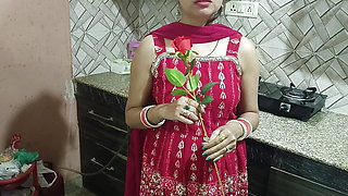 Indian desi saara bhabhi teach how to celebrate valentine's day with devar ji hot and sexy hardcore fuck rough sex tight pussy