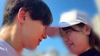 Asian honeys outdoor handjob