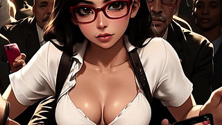 Hentai Schoolgirls Love Showing Their Tits To Strangers At Concerts