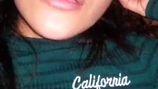 Shy mexican girlfriend cum blowjob sex cum on pubic hair