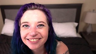 Pale Ryder - Horny Inked Babe Surprises Stepdad - Mypovfam
