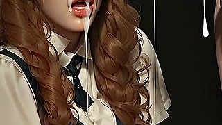 Extreme Deepthroat Ending in Face Full of Cum