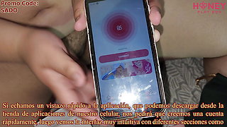 With his cellphone he can control this Honey Play Box vibrator to fuck my ass. Get 20% off with code: SADO