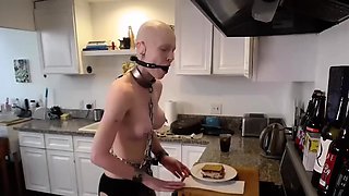 Amateur blondie solo anal masturbation