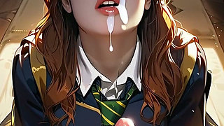 Rough Deepthroat Blowjob - Massive Facial Cumshot