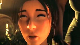 Hot Pakistani Babe with Big Natural Tits Gets Rough Fuck by Huge Monster Cock - 3D Hentai Animation