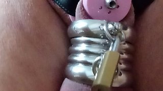 new inverted chastity with rings and lock