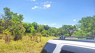 Couple Goes Camping on Halloween and His Wife Ends up Being Fucked by Monster