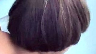 Amateur blondes pov blowjob and hardcore fun with lucky dude