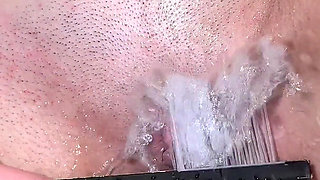 Creampie Collection! Showering My Pussy Close-up!
