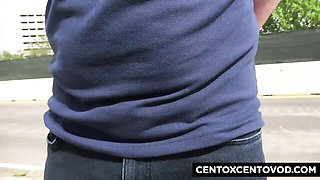 Amorous amateur at italian trailer