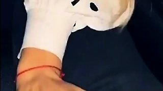 Cherie Snaps Sloppy Blowjob In The Car