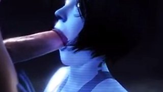Cortana gives a blowjob Halo Porn