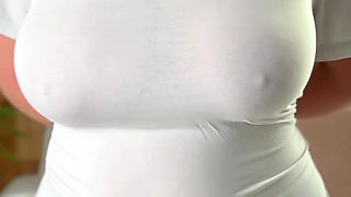 A Large MILF Smiles Beautifully From the Very Morning