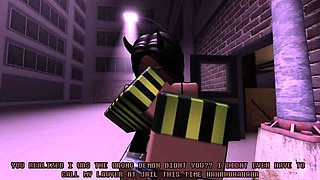 Roblox Demon Girl Dominates Monster Hunter with Rough Cowgirl Sex - Animated POV Blowjob & Deepthroat