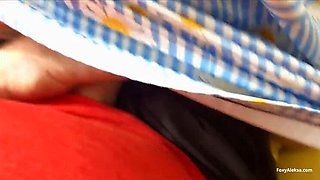 Petite Asian Teen FoxyAleksa Gets Creampied on Public Bus by Stranger
