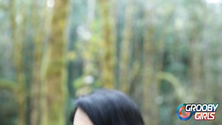 Trans with girl in transgender smut with excellent amateur from Grooby Girls