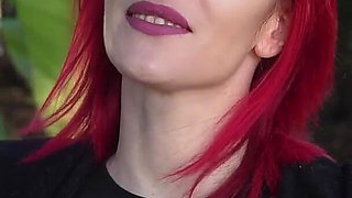 Beautiful Red-haired MILF, Chipie Fucks with Two Big Cocks