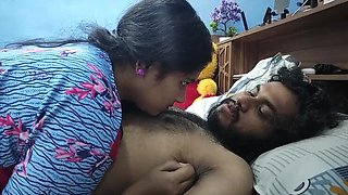 Hot Malayali Stepmom Fucks Stepson While Wife is Away - Homemade Indian Sex